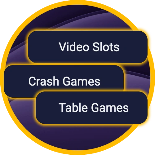 The Accessbet app has a large casino section.
