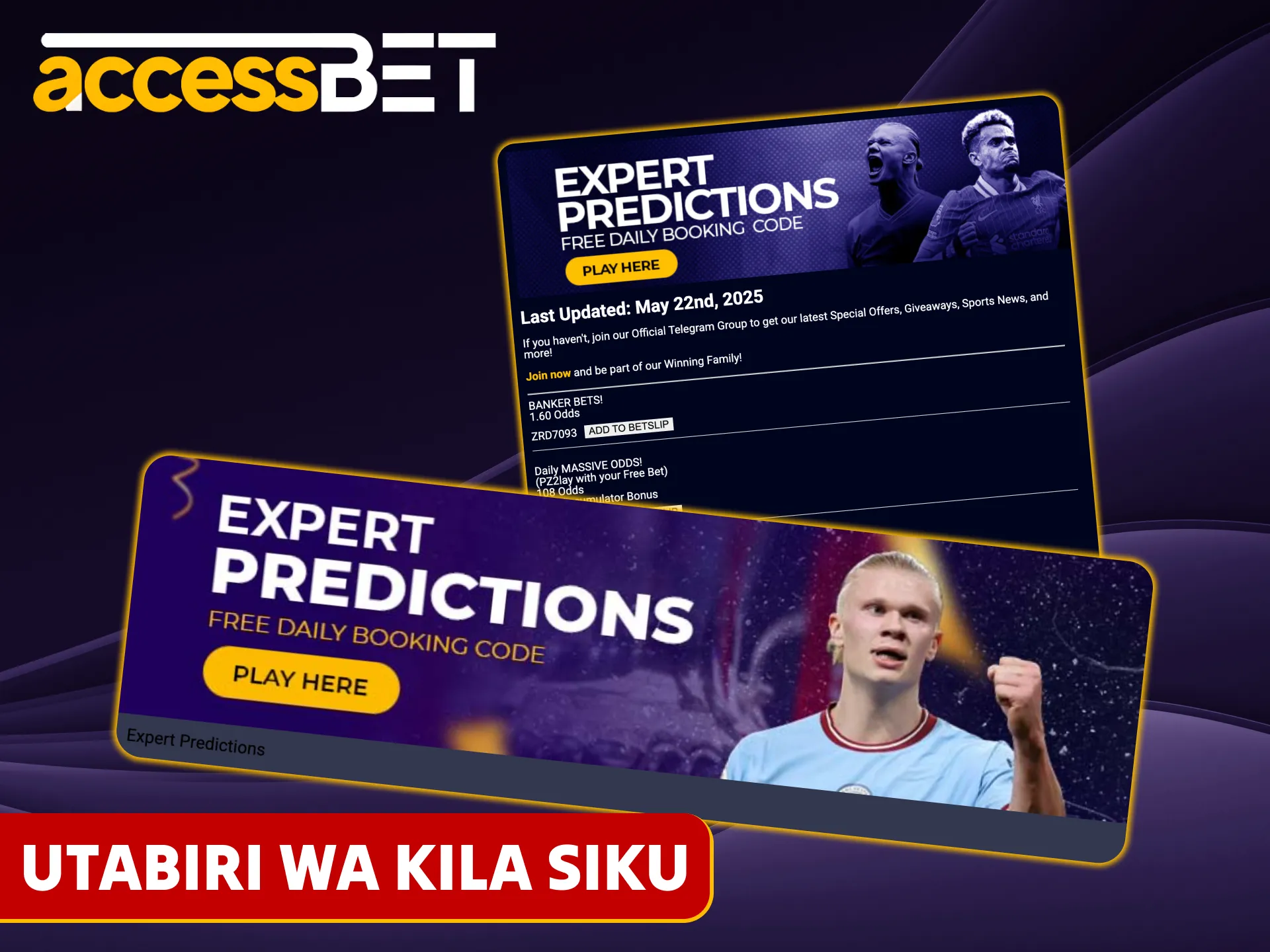 Pata bonasi ya kipekee ya PREDiCT4ME ya dau zako katika Accessbet.
