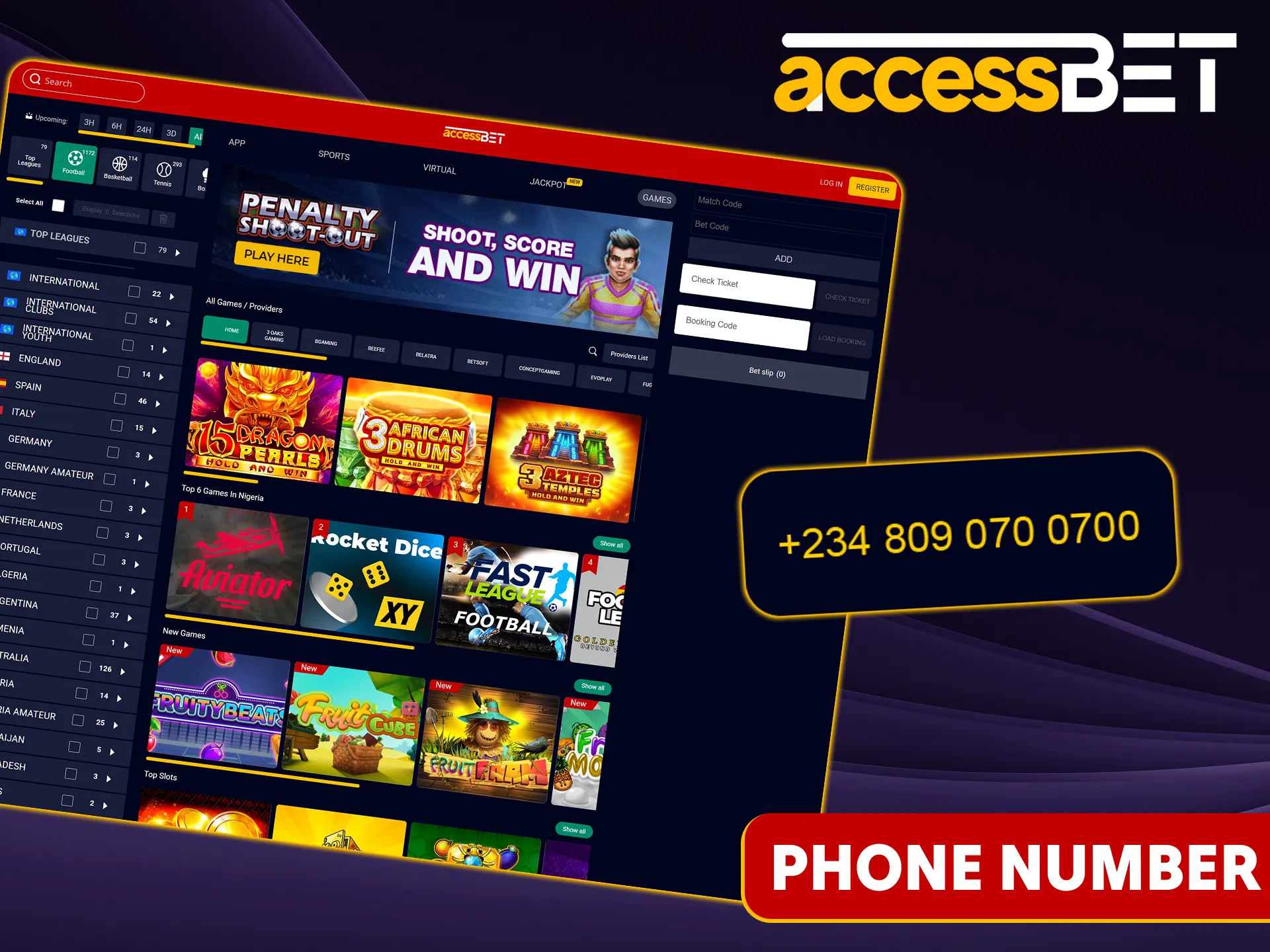 Call Accessbet customer support at the phone number provided.