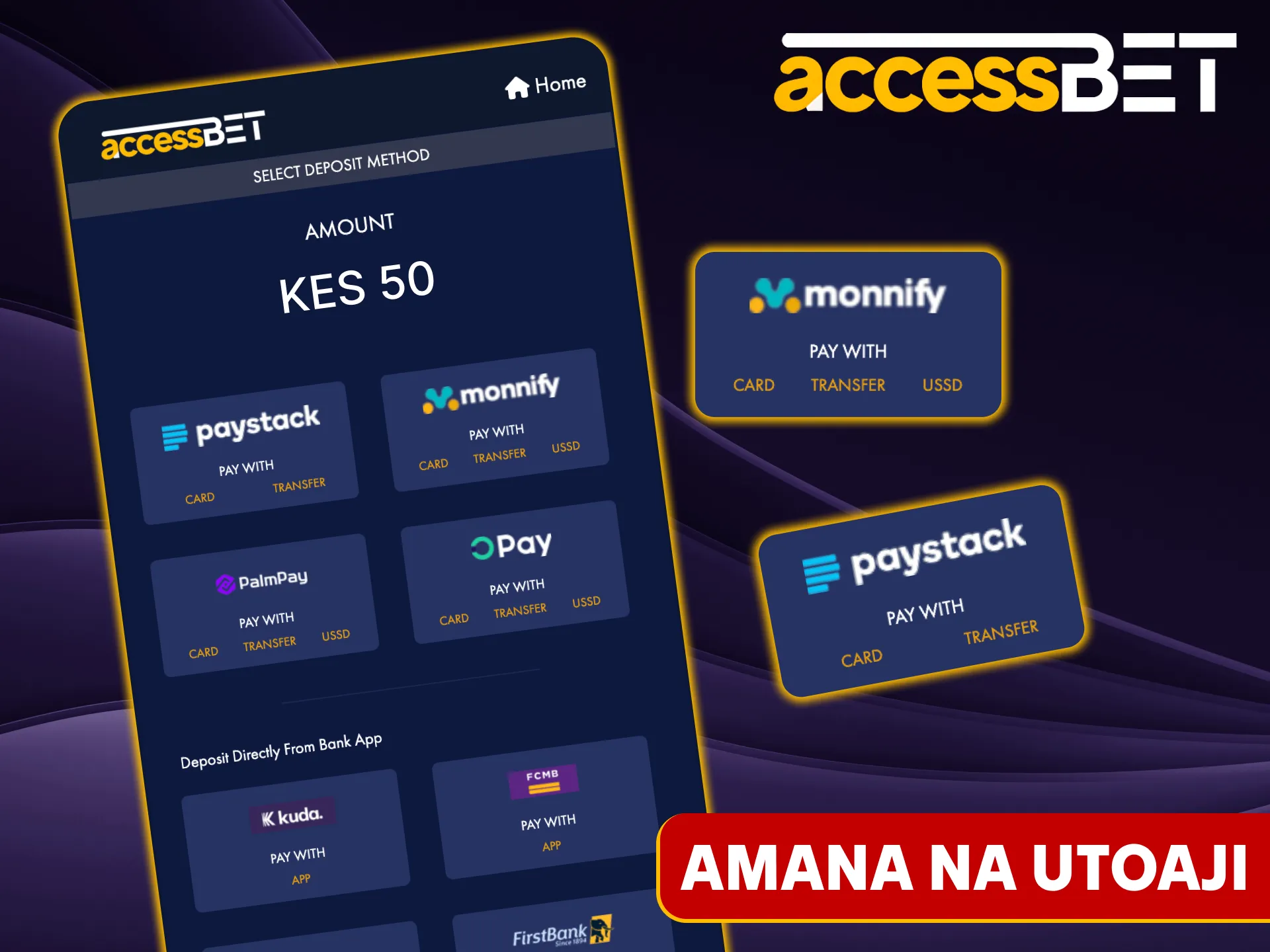 Weka na utoe pesa kwenye Accessbet kwa kutumia mbinu zinazofaa Kenya.