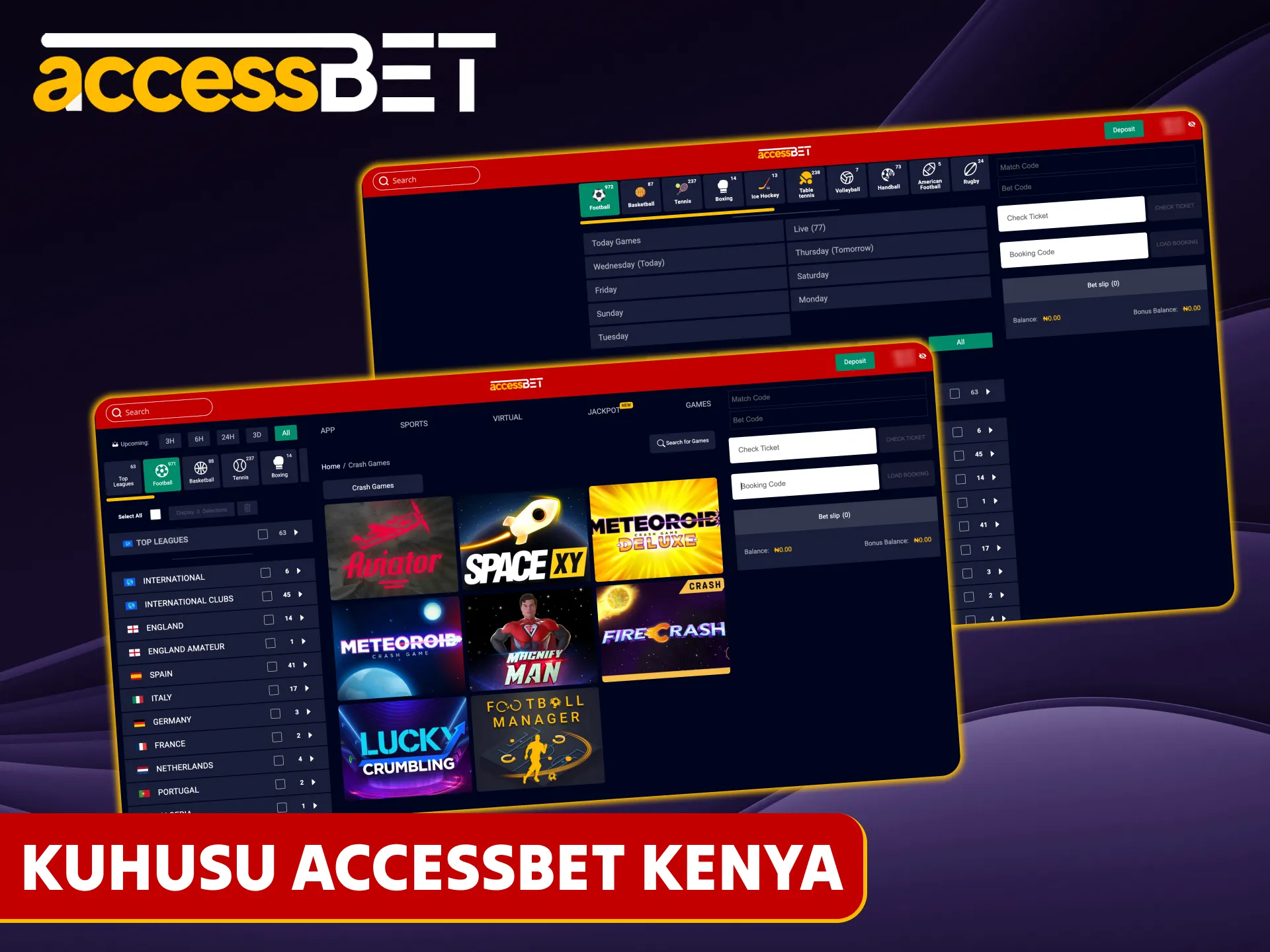 Soma ukaguzi wetu kuhusu jukwaa la Accessbet nchini Kenya.