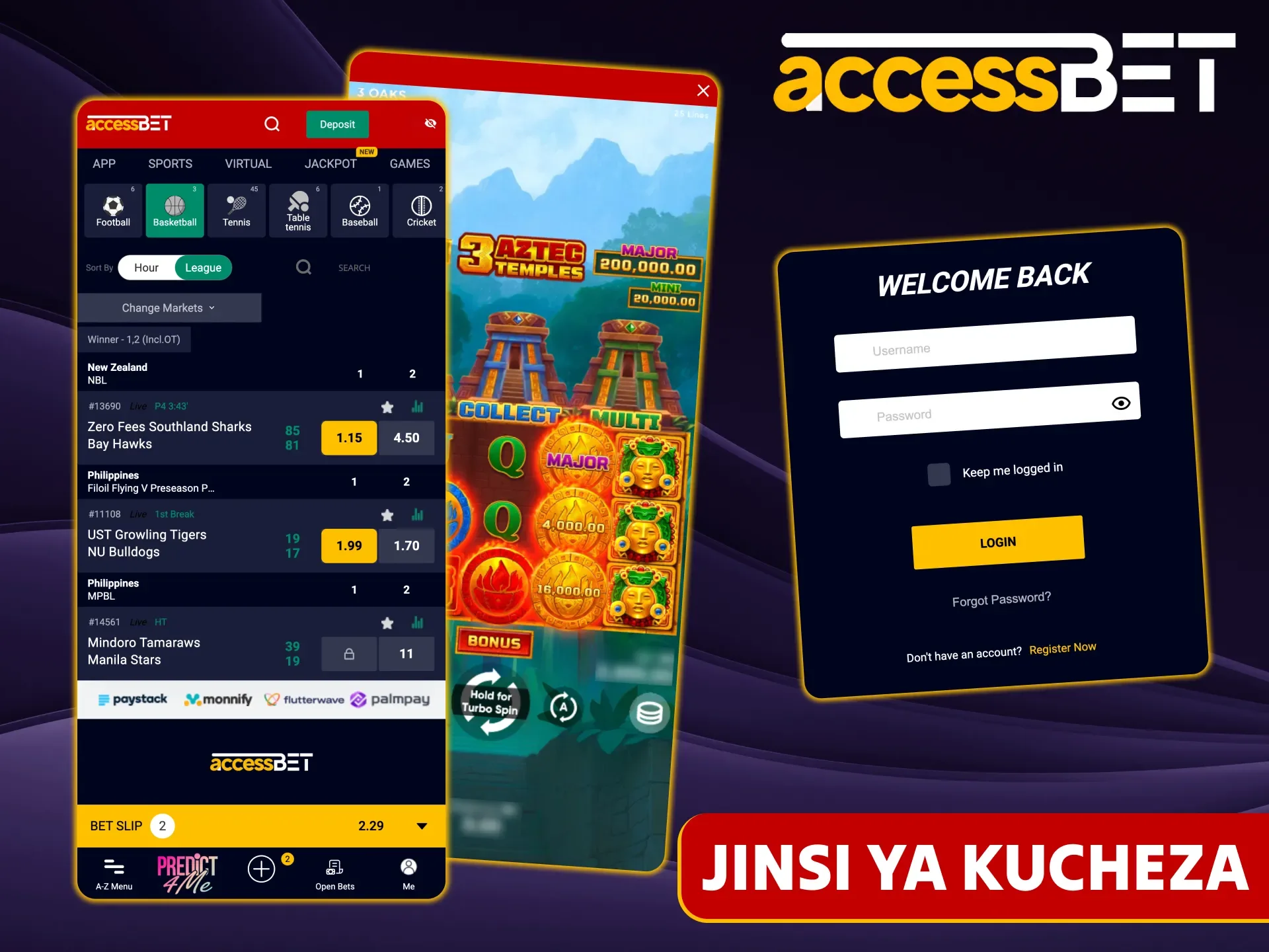 Hivi ndivyo unavyoweza kucheza kwenye programu ya simu ya Accessbet.