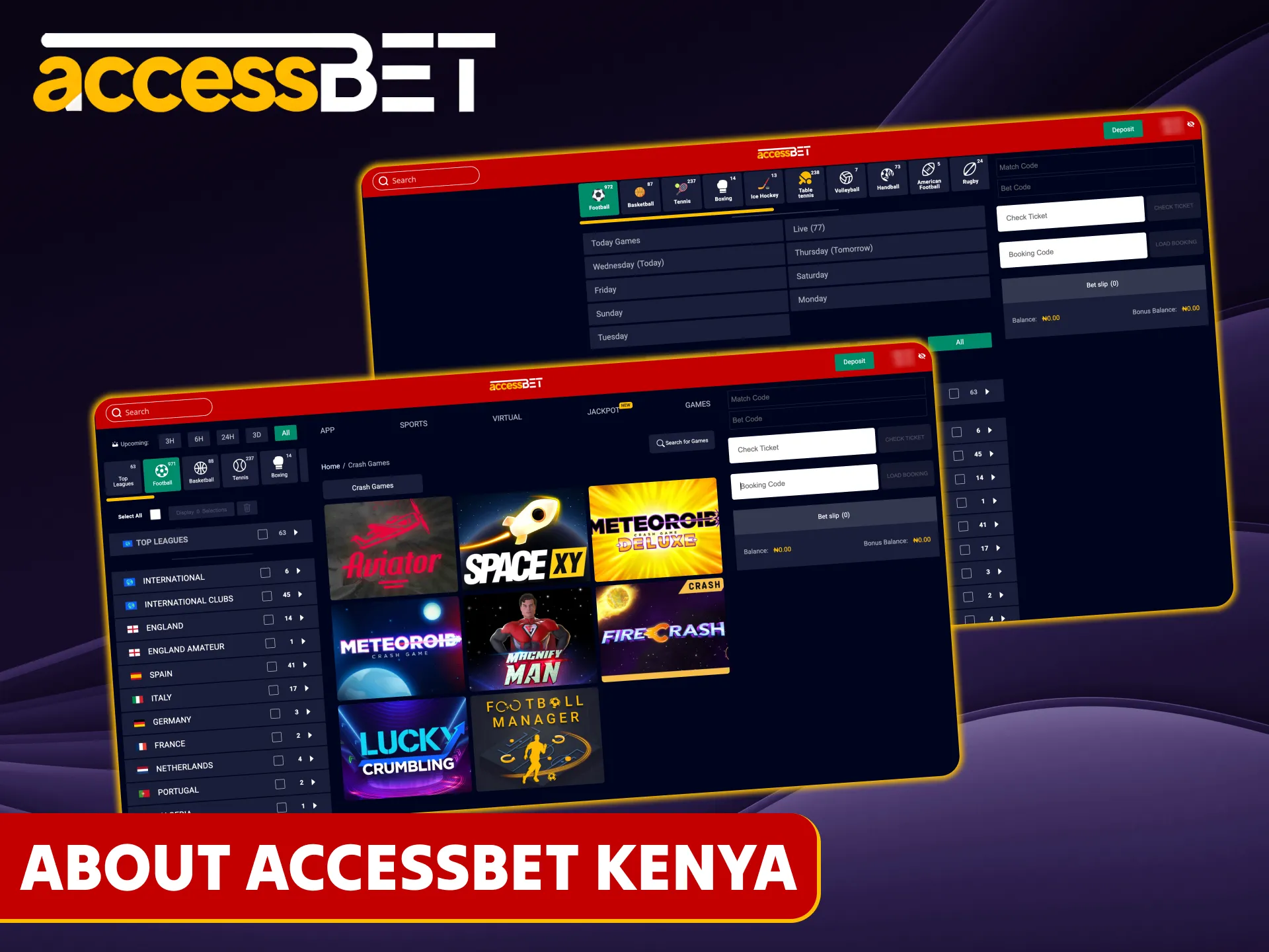 Read our review about Accessbet platform in Kenya.